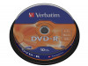 DVD-R VERBATIM 4.7GB X16 MATT SILVER (CAKE 10)