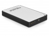 EXTERNAL HDD/SSD ENCLOSURE DELOCK MICRO SATA 1.8" USB 3.0 BLACK-WHITE