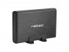 EXTERNAL HDD/SSD ENCLOSURE NATEC RHINO SATA 3.5" USB 3.0 ALUMINUM BLACK
