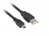 USB MINI(M)->USB-A(M) 2.0 CABLE 1.8M BLACK FERRITE (CANON) NATEC EXTREME MEDIA (BLISTER)