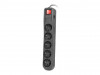 SURGE PROTECTOR NATEC EXTREME MEDIA SP5 1.5M 5X FRENCH OUTLETS BLACK