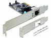 PCI EXPRESS X1 CARD->1X RJ45 LAN 1GB LOW PROFILE DELOCK