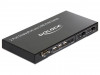 KVM SWITCH DELOCK 2X DISPLAYPORT USB+AUDIO PC/MAC