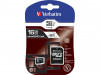MICRO SDHC MEMORY CARD VERBATIM 16GB CLASS 10 + ADAPTER