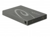 EXTERNAL HDD/SSD ENCLOSURE DELOCK SATA 2.5" USB-C 3.1 GREY