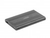 EXTERNAL HDD/SSD ENCLOSURE UGO MARAPI S120 SATA 2.5" USB 2.0 ALUMINUM GREY