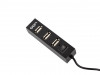 USB 2.0 HUB UGO MAIPO HU100 4-PORT WITH SWITCH BLACK