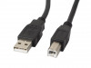 USB-A(M)->USB-B(M) 2.0 CABLE 1.8M BLACK FERRITE LANBERG