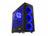 PC CASE GENESIS IRID 300 BLUE MIDI TOWER USB 3.0 WINDOW