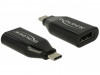 USB-C(M)->HDMI(F) ADAPTER 4K 60HZ (THUNDERBOLT 3/DISPLAYPORT ALT MODE) BLACK DELOCK