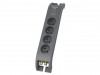SURGE PROTECTOR PHILIPS 2M 4X FRENCH OUTLETS GREY