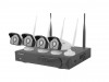 SURVEILLANCE KIT NVR WIFI 4 CHANNELS + 4 CAMERAS 2MP WITH ACCESSORIES LANBERG