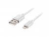 LIGHTNING(M)->USB-A(M) CABLE 1.8M WHITE LANBERG