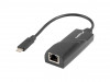 NETWORK CARD LANBERG USB-C 3.1 1X RJ45 1GB CABLE