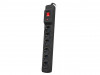 SURGE PROTECTOR ARMAC MULTI M6 10M 6X FRENCH OUTLETS BLACK
