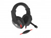 HEADSET GENESIS ARGON 120 WITH MICROPHONE BLACK-RED