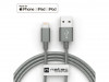 LIGHTNING(M)->USB-A(M) CABLE 1.5M GREY MFI NYLON NATEC