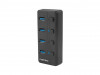 USB 3.0 HUB NATEC MANTIS 2 4-PORT ON/OFF WITH AC ADAPTER