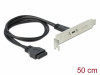 SLOT BRACKET DELOCK 1X USB-C 3.0 50CM
