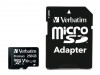 MICRO SDXC MEMORY CARD VERBATIM 256GB CLASS 10 UHS-1 + ADAPTER SD