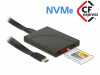 CARD READER DELOCK USB-C 3.1 GEN 2 CFAST NVME (10GB/S)