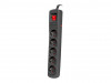 SURGE PROTECTOR NATEC BERCY 400 1.5M 5X FRENCH OUTLETS BLACK