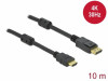DISPLAYPORT(M) V1.2A->HDMI(M) CABLE 10M BLACK DELOCK