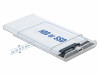 EXTERNAL HDD/SSD ENCLOSURE DELOCK SATA 2.5" USB-C 3.1 GEN 2 TRANSPARENT