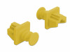 RJ45 DUST COVER YELLOW DELOCK (10 PACK)