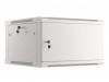 RACK CABINET 19” WALL-MOUNT 6U/600X600 FOR SELF-ASSEMBLY WITH METAL DOOR GREY LANBERG (FLAT PACK)