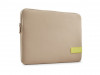 MACBOOK PRO SLEEVE CASE LOGIC REFLECT 13" BROWN TAUPE/SUNNY LIME