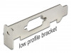SLOT BRACKET WITH D-SUB 9 OPENING LOW PROFILE DELOCK